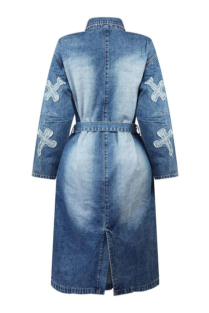 Cross Your Mind Denim Coat