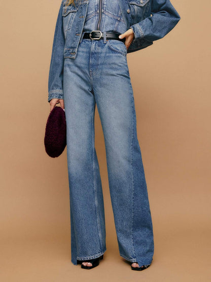 High Rise Slouchy Wide Leg Jeans