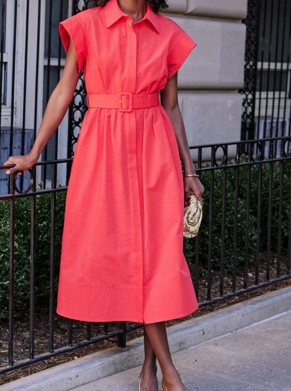 Blue Eyelet Maxi Dress