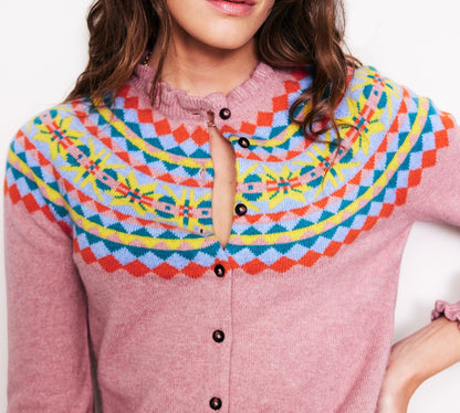 Rainbow Frilled Cardigan