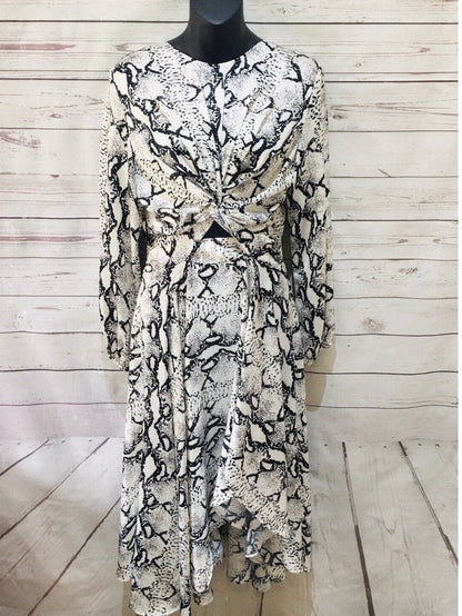 Snake Skin Printed Dress