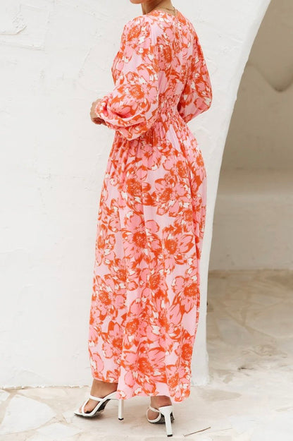 FLORALLY WORLD MIDI DRESS FLORAL