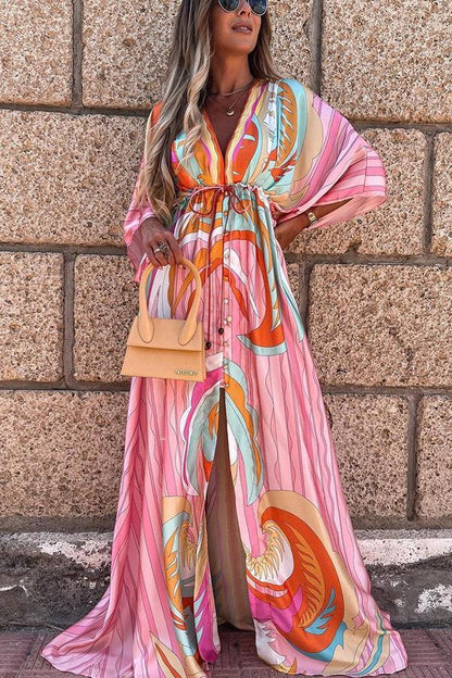 Rainbow Maxi Dress