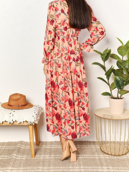 Long Sleeve Floral Maxi Dress