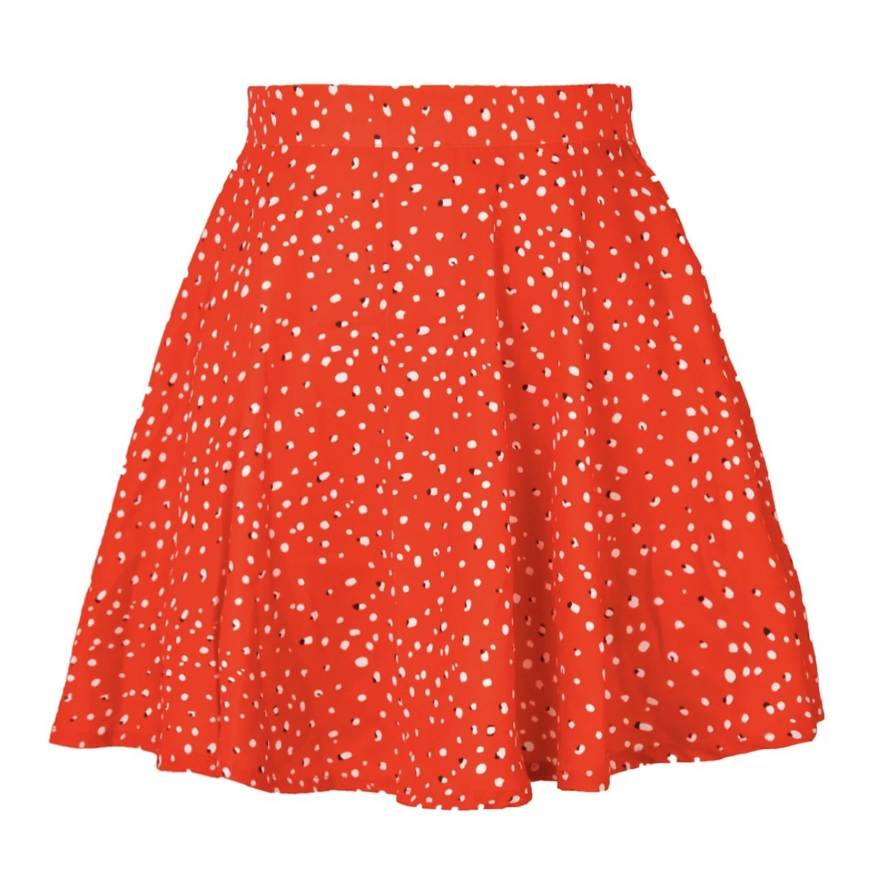 Floral Skirt High Waist Umbrella Skirt Printed Short Skirt