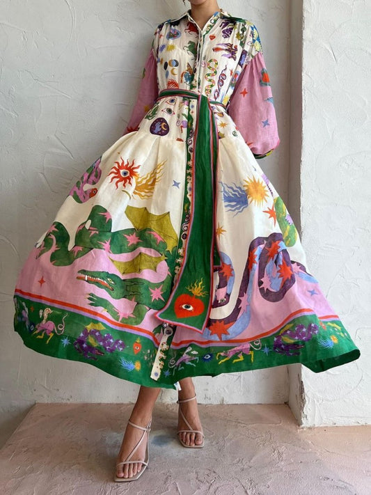 Retro French Palace Style Dress