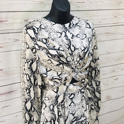 Snake Skin Printed Dress