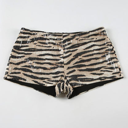 Dazzle Leopard Hot Pants