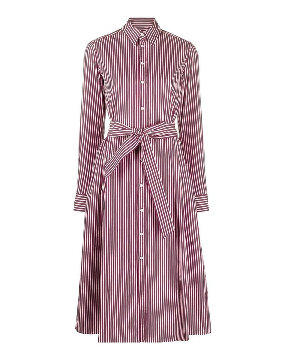 Classic Striped Shirt Dress