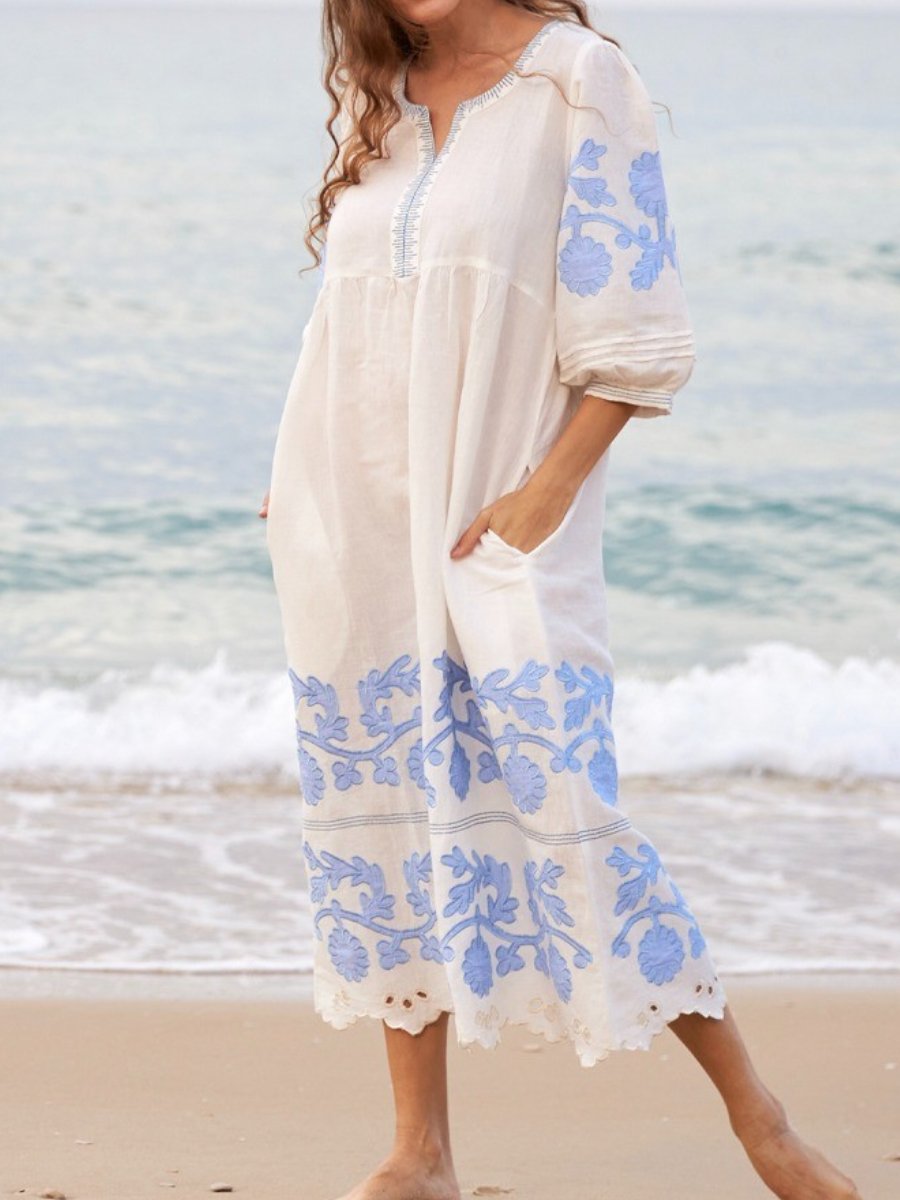 The Bohemian Summer Midi Dress