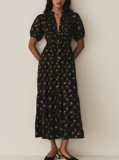 Starlit Floral Maxi Dress