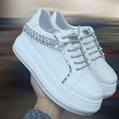 Sparkling Rhinestone Sneakers