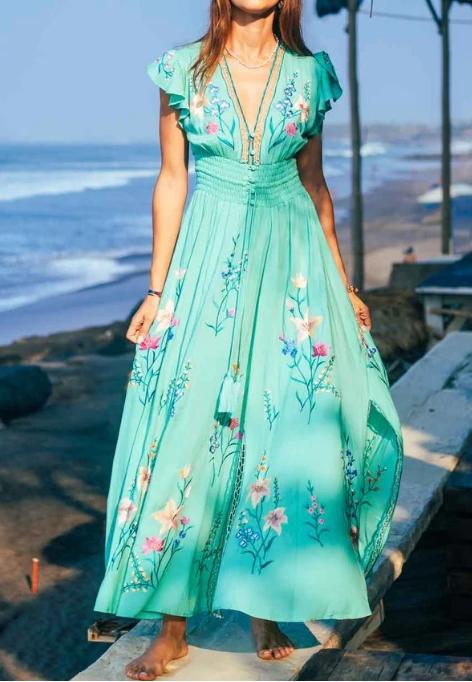 Elegant Bohemian Dress