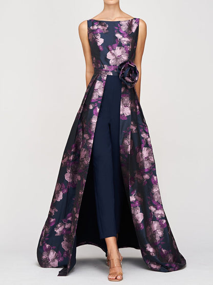 Demure Floral Jumpsuit