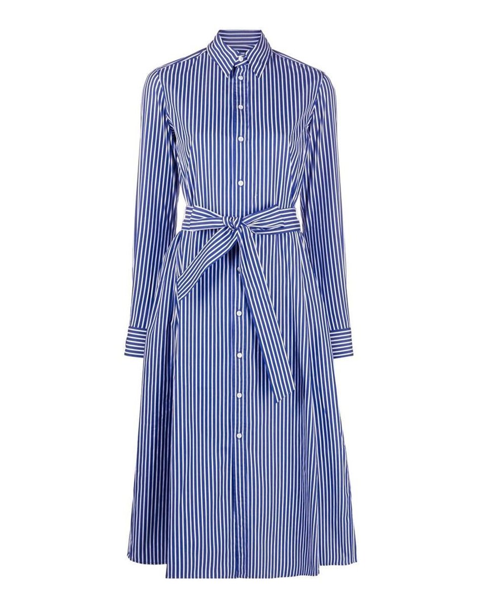 Classic Striped Shirt Dress