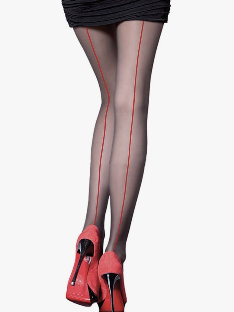 Vintage Back Seam Sheer Pantyhose