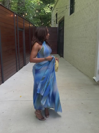 Mesmerizing Chiffon Maxi Dress