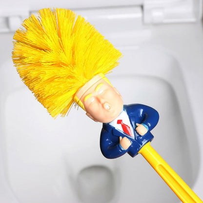 Funny Toilet Brush Cleaner With Strong Nylon Bristles