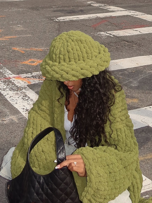 Solid Chunky Bucket Hat