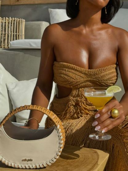 Gold Cult Gaia Crescent Dress