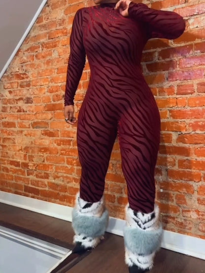 Burnout Closed Toe Jumpsuit